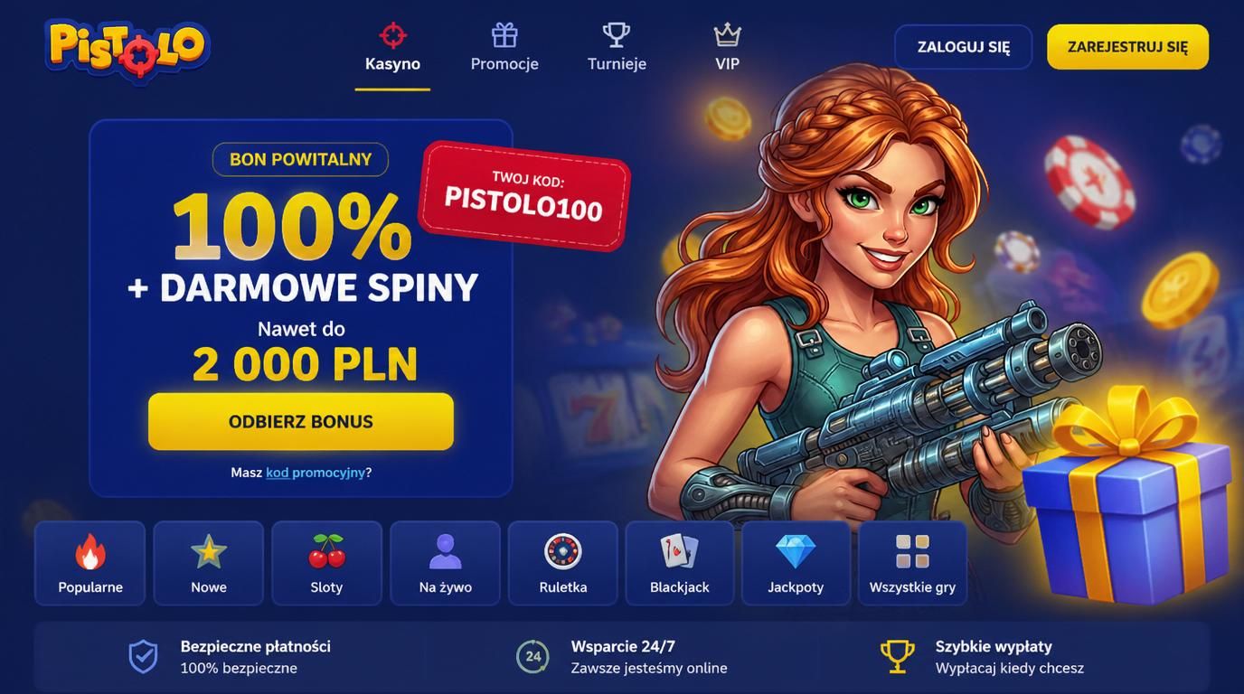 Bon powitalny 100 % + spiny w PLN