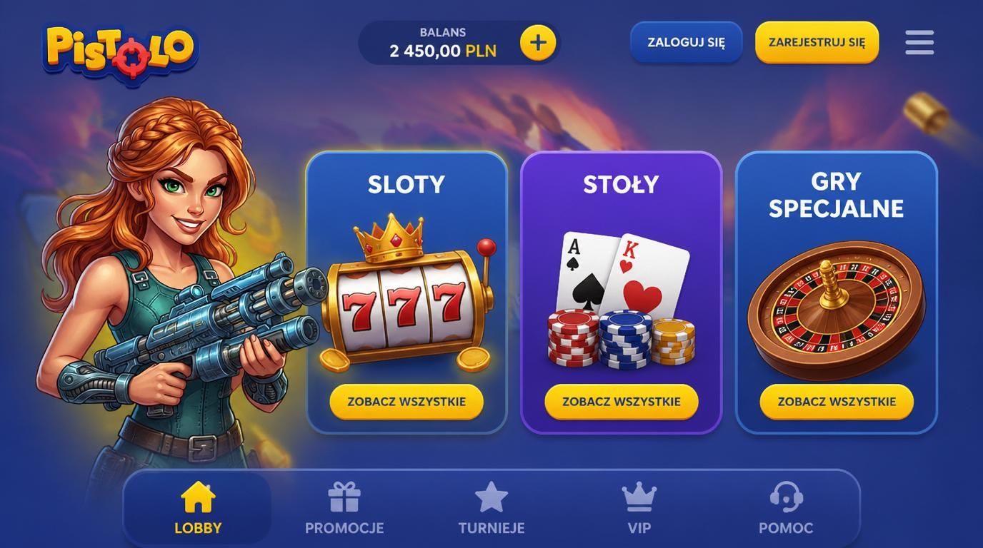 Katalog gier: sloty i stoły